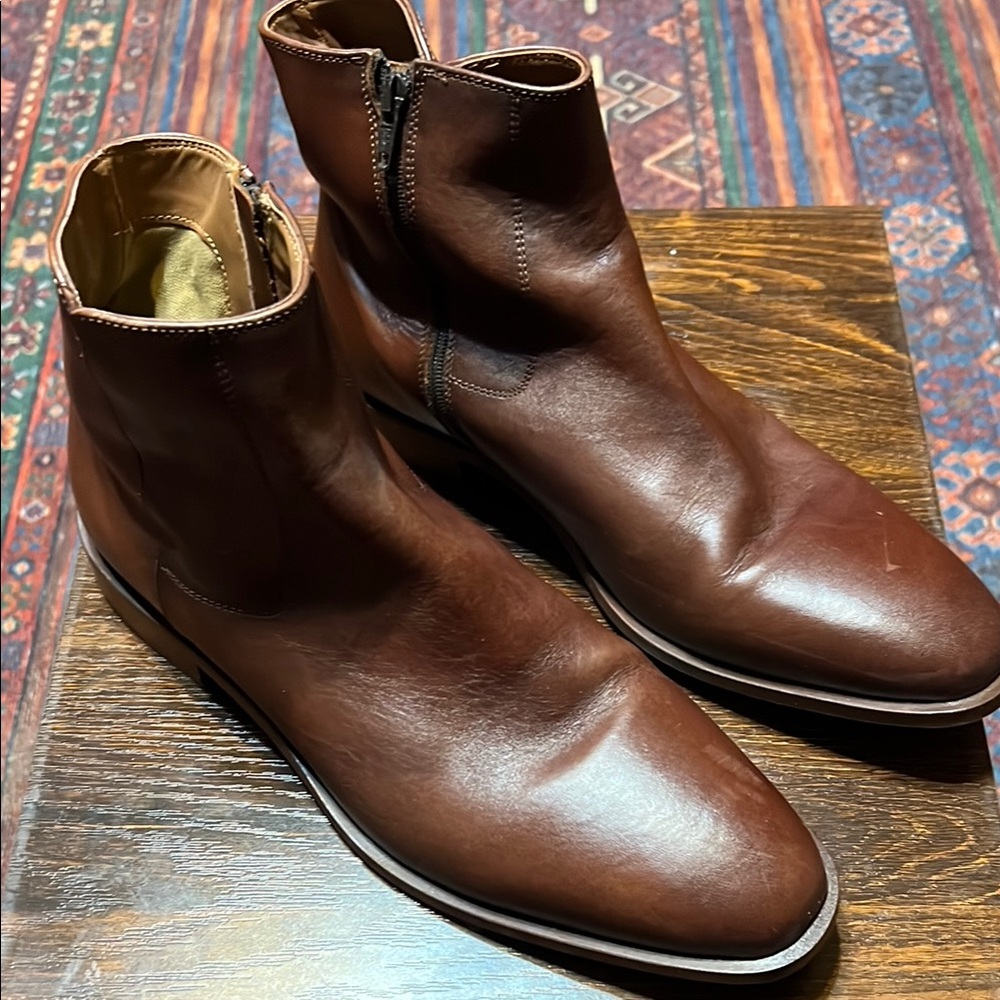 Aldo Men's Rich Brown Leather Boots